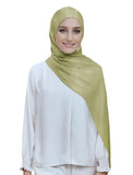 Shimmer Crepe Hijab Head Scarf Shawl Wrap